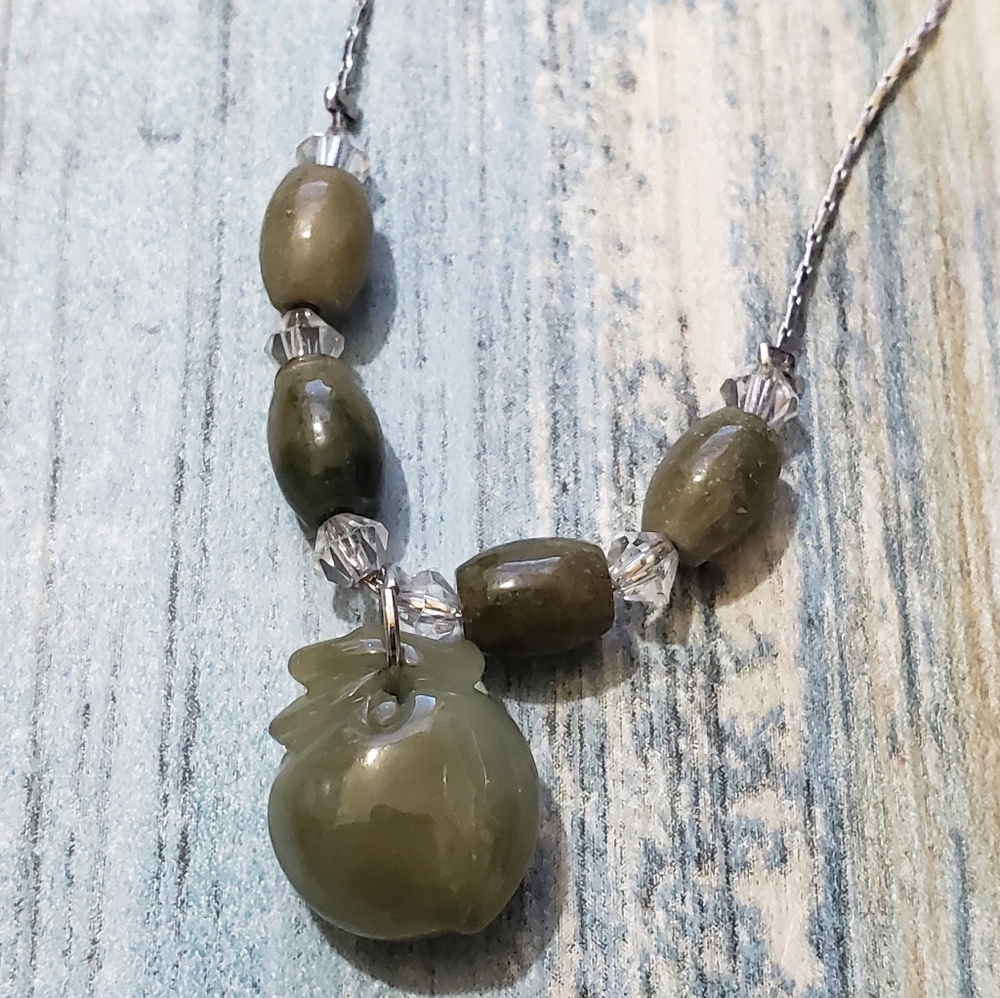 Green Apple Necklace!